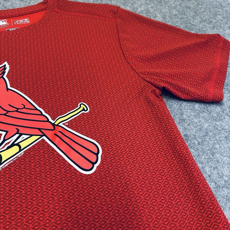 MLB St. Louis Cardinals Shirt Men's Medium TX3 Cool Performance Graphic Tee gallery