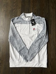 NWT Levelwear 3M Open 1/4 Zip White Medium