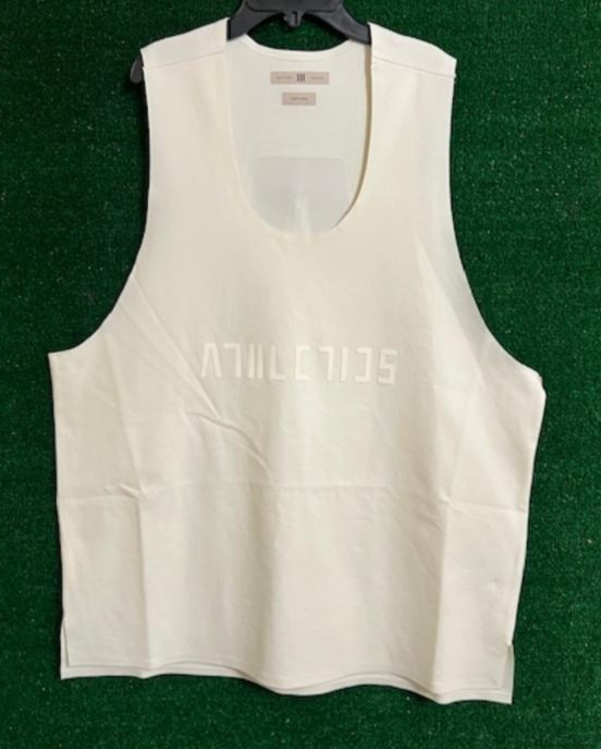 Men Adidas Fear Of God Athletics Performance Jersey Cream White JZ4906 Size 2XL