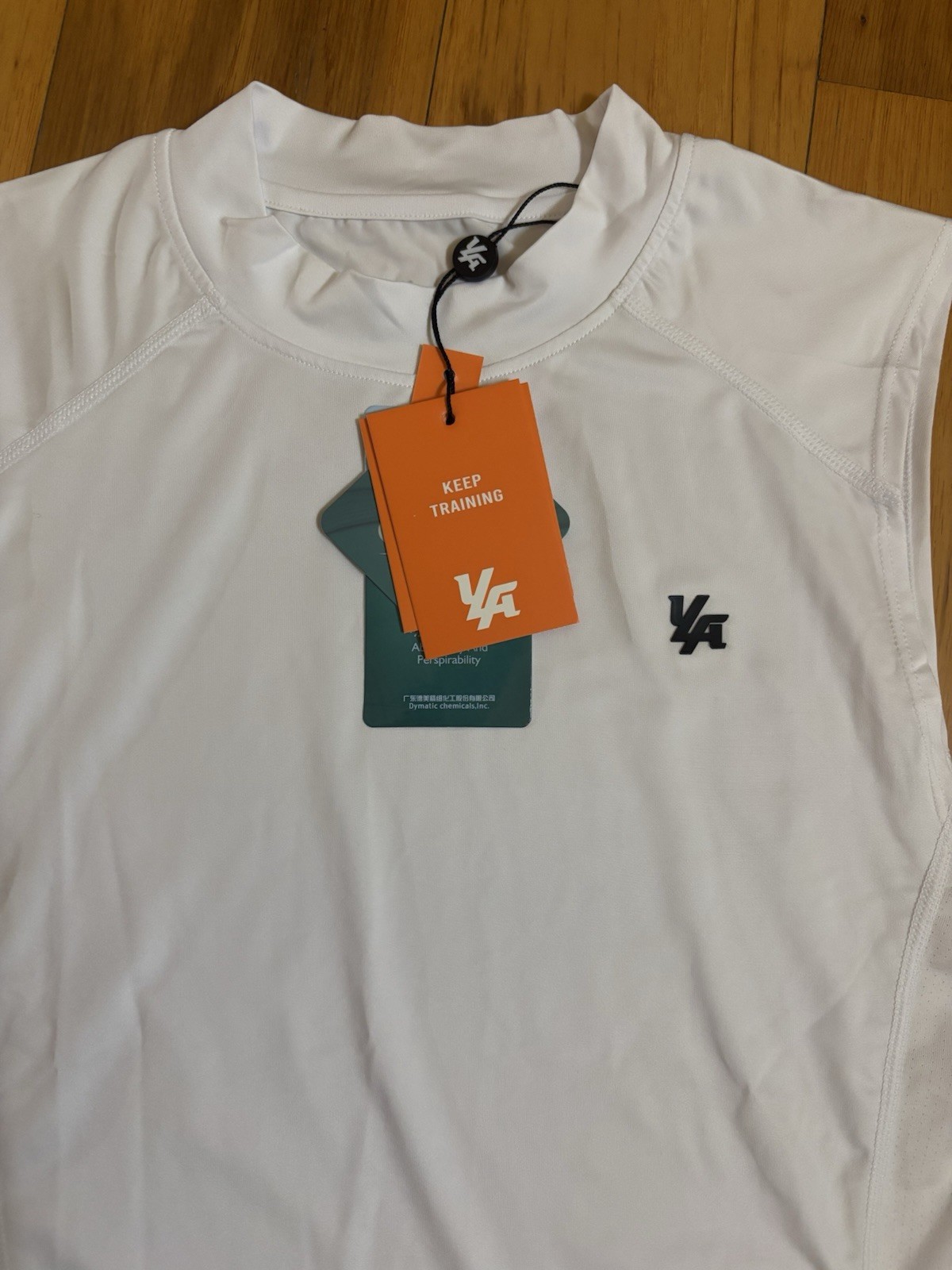 YoungLA Stealth Compression Cut-Off White Size Small gallery