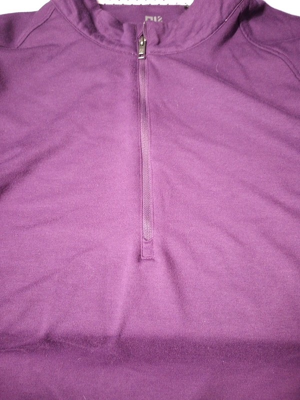 Graham Luxe Pullover Men's 2X-Large Purple 1/4 Quarter Zip Long Sleeves gallery