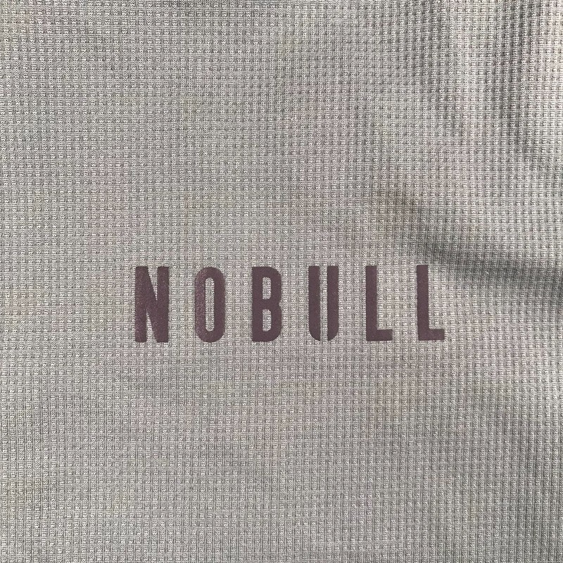 NOBULL Deltapeak Synthetic Textured Tech Tee Shirt Mens M Balsam Green gallery