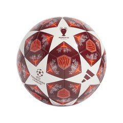 Adidas Uefa Champions League Soccer Ball White Solar Red Training Ball