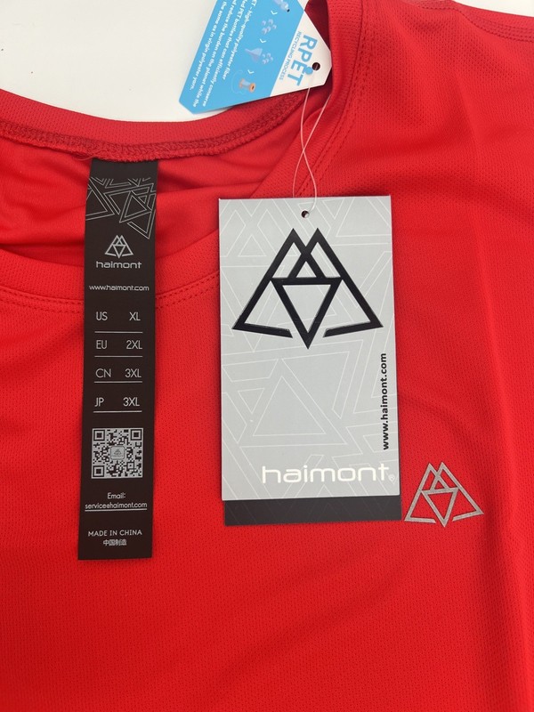 Haimont Mens XL Red Sleeveless Workout Athletic Shirt NWT, Multiple Available gallery