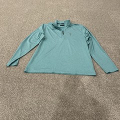 William Murray Pullover Mens XL Gray Quarter Zip Golf Athletic Lightweight