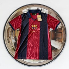 Nike Cactus Jack FC Barcelona Soccer Jersey Mens Small Red Blue NWT