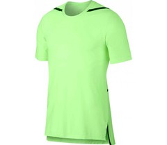 Nike Men’s Tech Pack Barely Volt/Black SS Training Top (AJ7963-701) Size M/L NWT