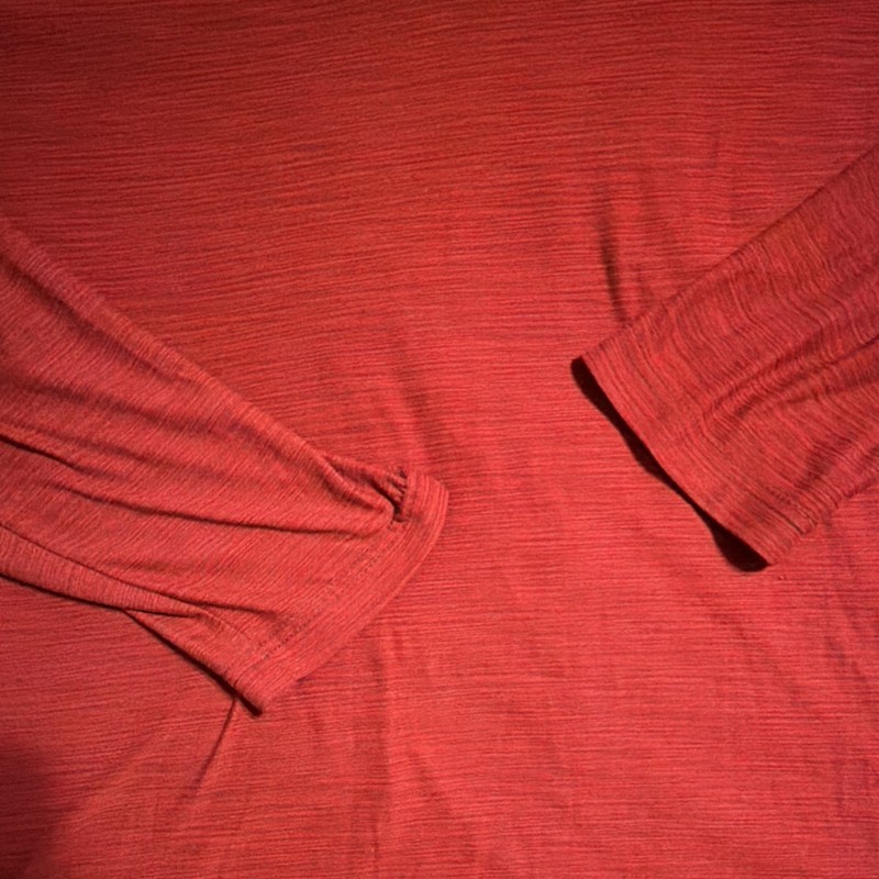Nike Dri-FIT Red 1/4 Zip Mock Neck Pullover Long Sleeve XL Polyester Men's gallery