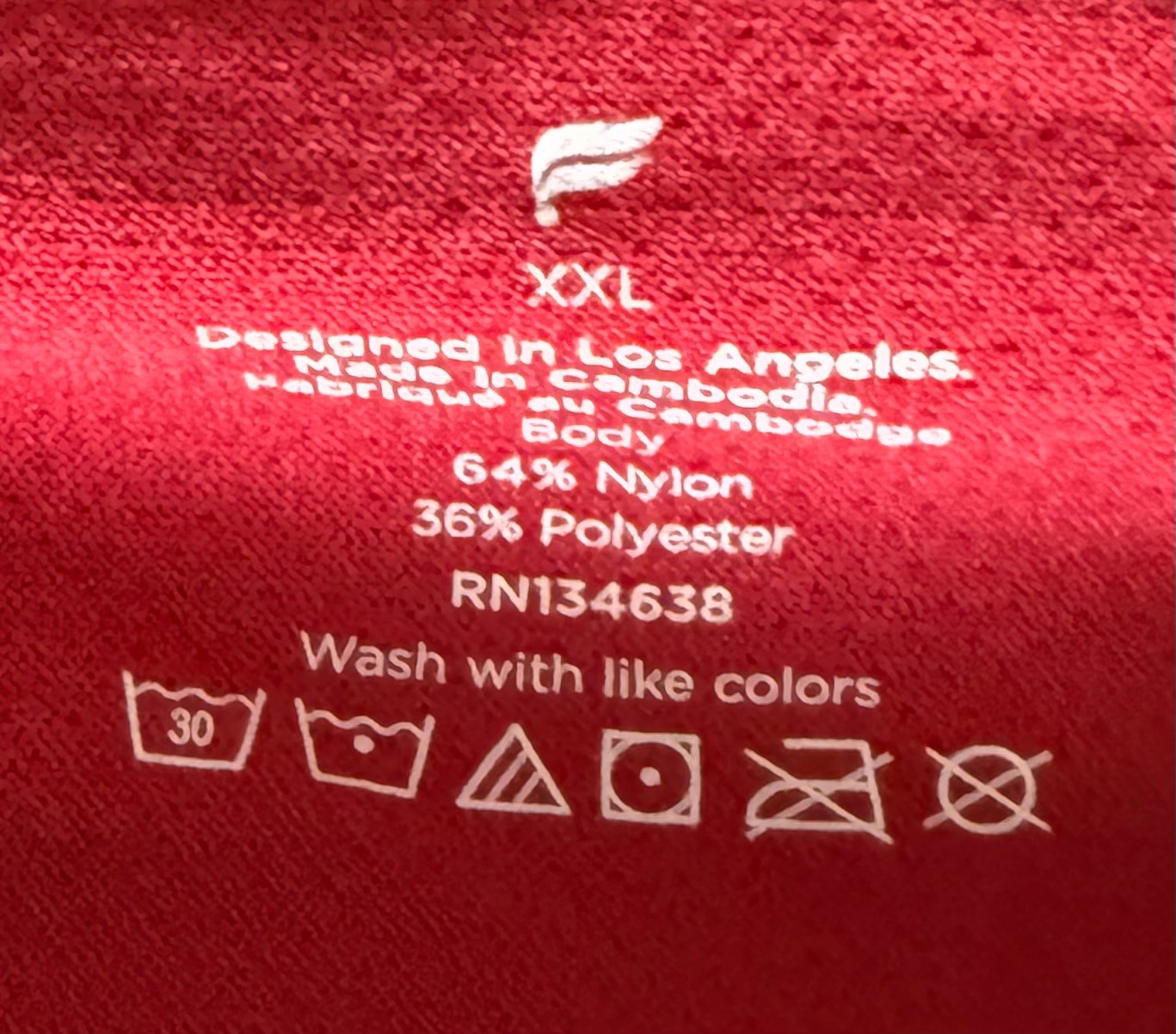 Fabletics 3 Men's “The Training Day Tee” (White, Grey, Red) XXL gallery