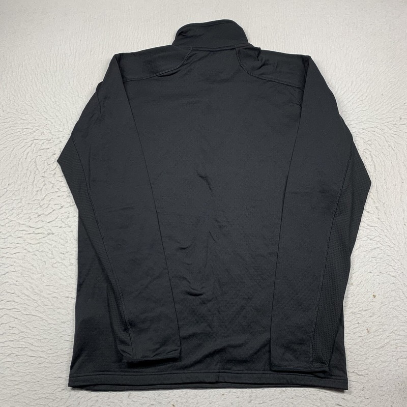 Nike Shirt Training 1/4 Zip Mens Medium Dry Fit Black 543223-010 Long Sleeve gallery