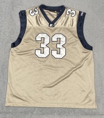 Vintage Starter Basketball Jersey #33 Blank Athletic Sleeveless Shirt Mens Large