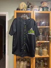 HiJinx Festival 2021 Official Black and Neon Green Baseball Jersey XL