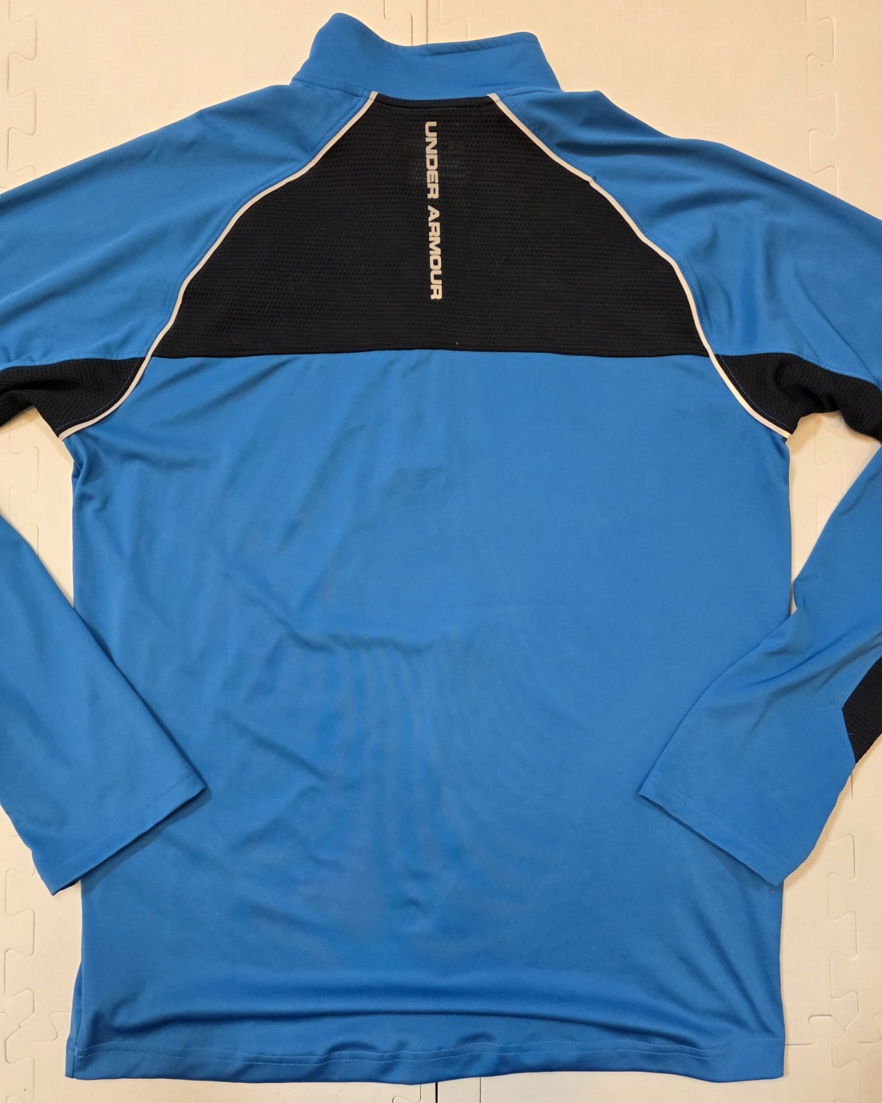 Under Armour Run All Season Men's M Pullover 1/4 Zip Blue Regular Medium gallery