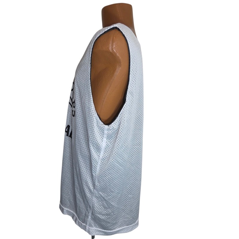 A4 Men's M Reversible Mesh Basketball Jersey Tank Black/White NF1270 gallery
