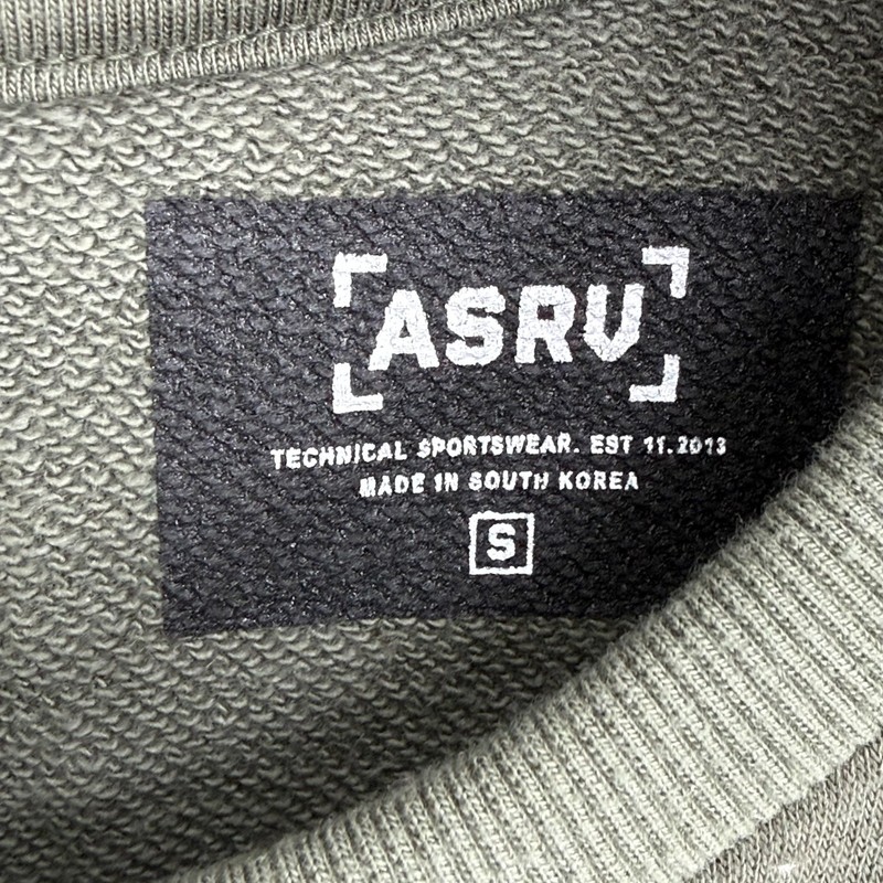 ASRV Technical Sportswear Performance Training Workout T-Shirt Olive Men’s Small gallery