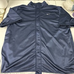 Vintage Nike Shirt Mens XL Blue Warm Up Basketball Shooting Jersey Gray Tag Y2K