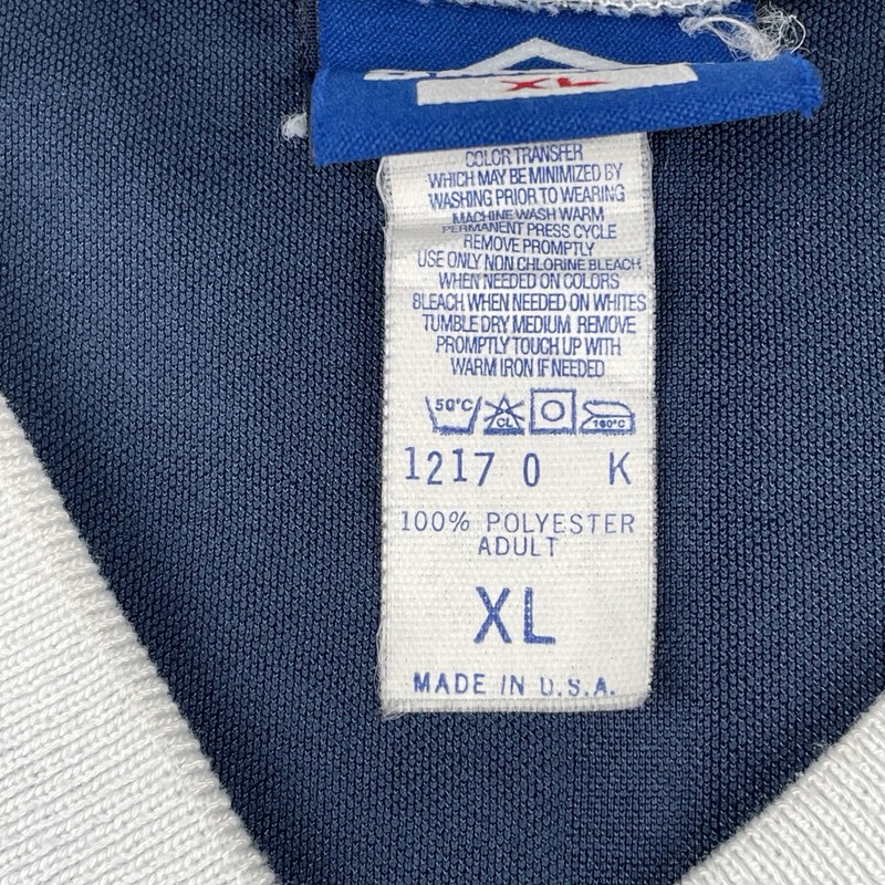 Vtg Umbro Soccer Futbol Blue XL Jersey Made In USA #34 Athletico Andes 90s EUC gallery