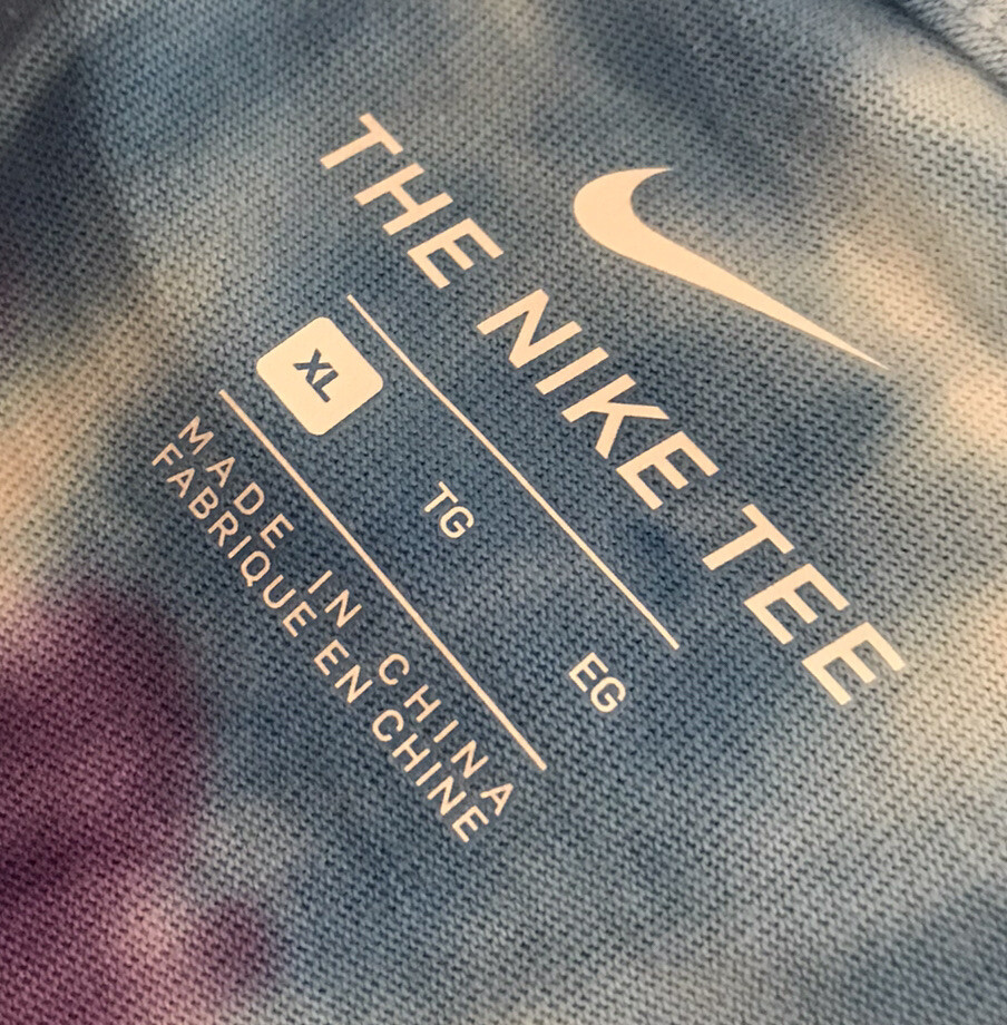 NWT Nike Tie Dye Loose Fit Shirt Sz XL Men's 100% Authentic BQ1031 100 RARE New gallery