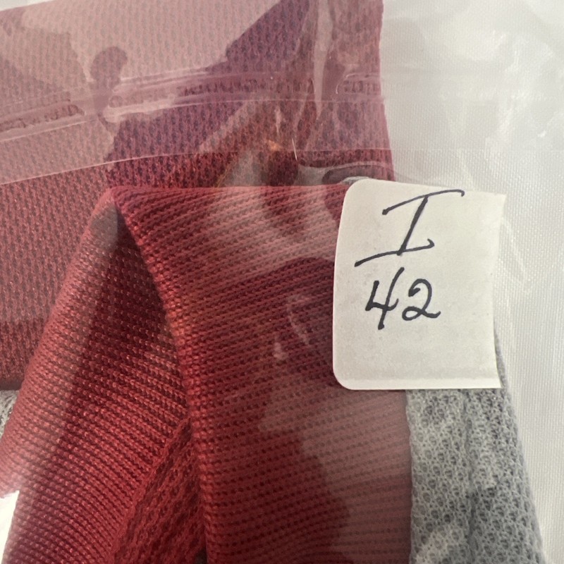 Genuine Merchandise Size Large Men’s Maroon/ Grey Jersey gallery