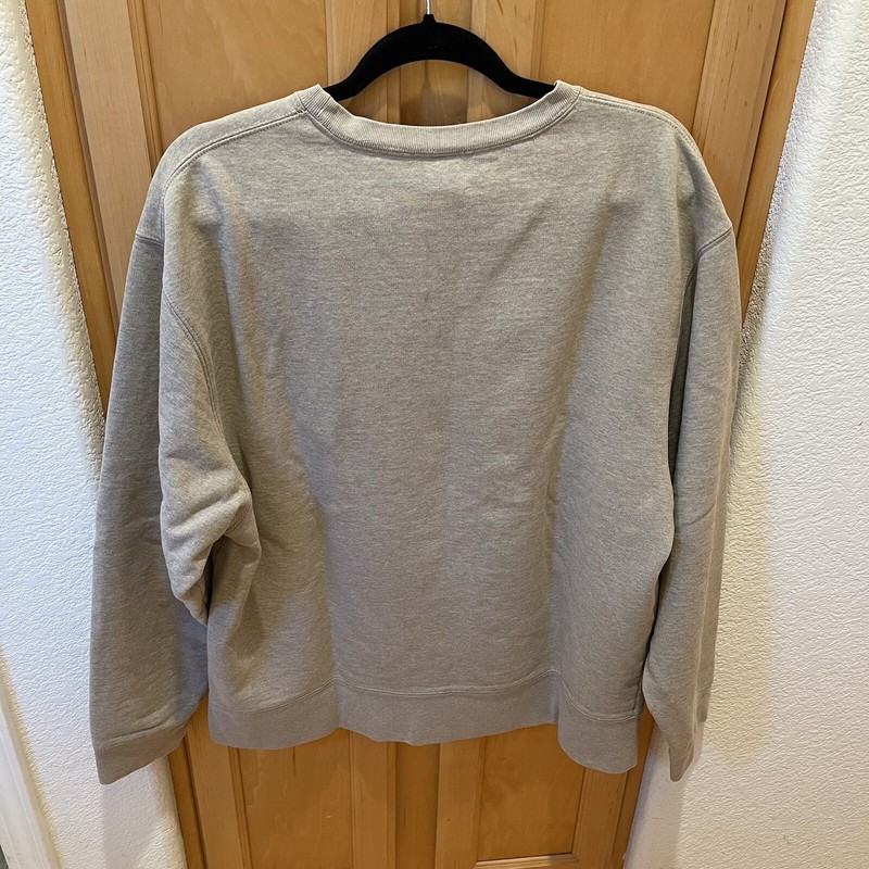 Men’s Light Beige Gap Athletic Pullover Long Sleeve Top Size Large gallery