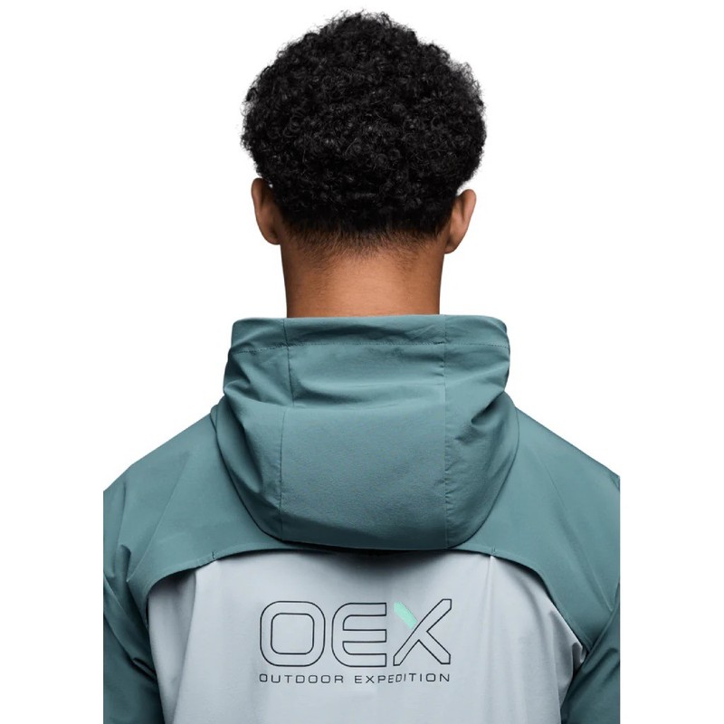 OEX Mens Track Top Jacket Medium Blue Light Grey gallery