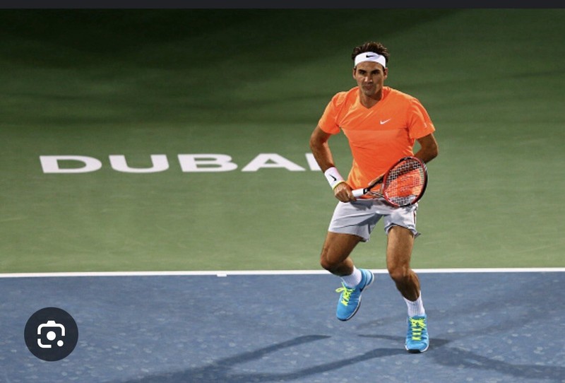Nike Roger Federer RF 2015 Indian Wells Dubai Crew Tennis Shirt Large Rafa Nadal gallery