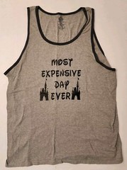 Most Expensive Day Ever Fruit Of The Loom Disney Mens Tank Top Size L Disney Dad