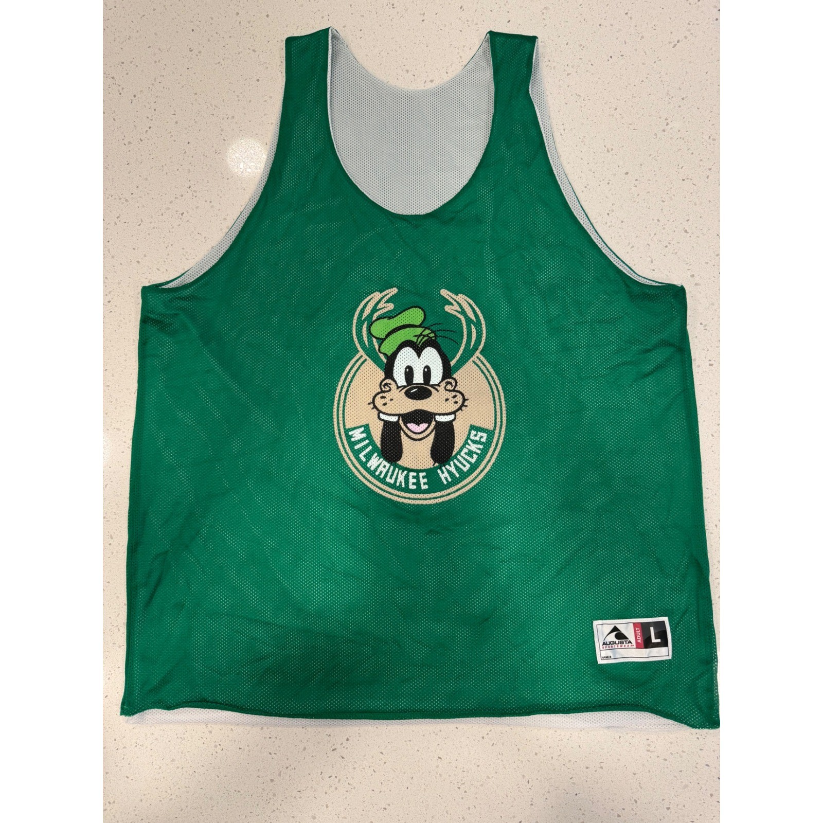 VTG Collector Augusta Sportswear Jersey Tank Men L Excellent Milwaukee Goofy 12 gallery
