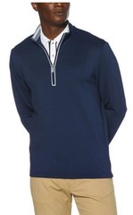 Penguin By Munsingwear Unisex 4XL Blue 1/4 Zip Long Sleeve Iris Blue OGKSA049