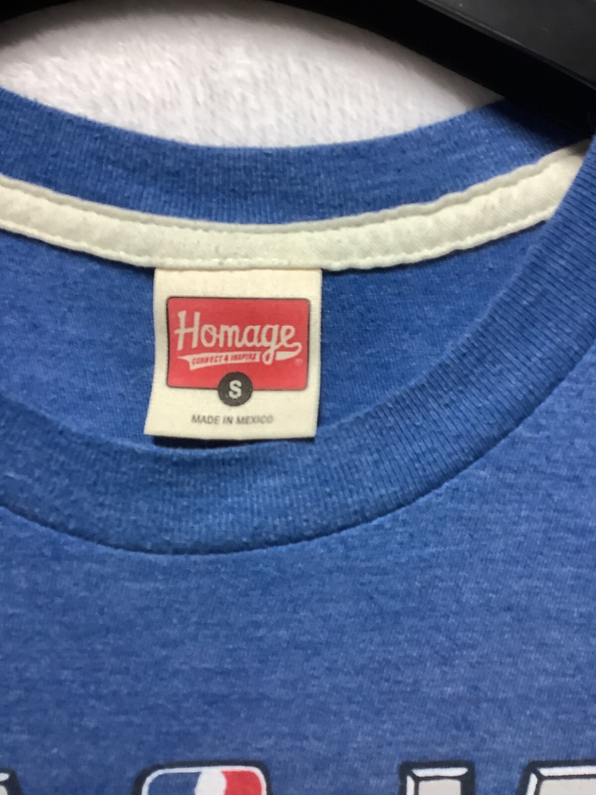 Homage NBA Jam Porzingis Doncic Mavericks Blue T-Shirt Mens Size Small gallery