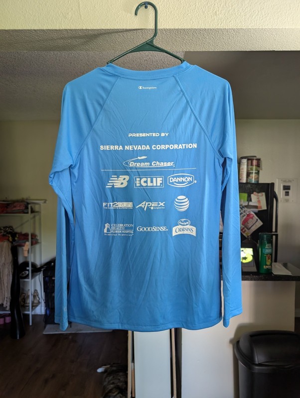 Champion Star Wars Stormtrooper 10K 2015 Blue V-Neck Long Sleeve Tee L gallery