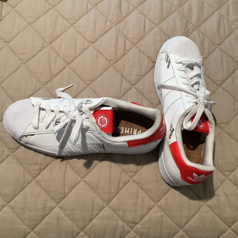 Adidas Superstar Primegreen White/Vivid Red Sneakers gallery