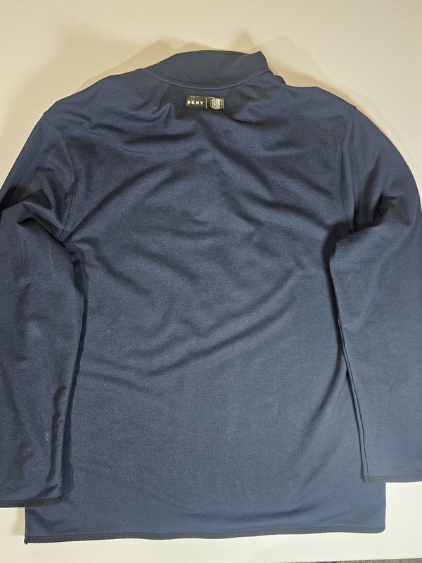 DKNY Athletic Pullover Mens Size XL Navy Blue Outdoor Golf Preppy Activewear gallery