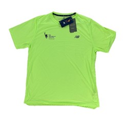 NEW New Balance Athletics New York City Marathon 2025 Running Mens Shirt Mint