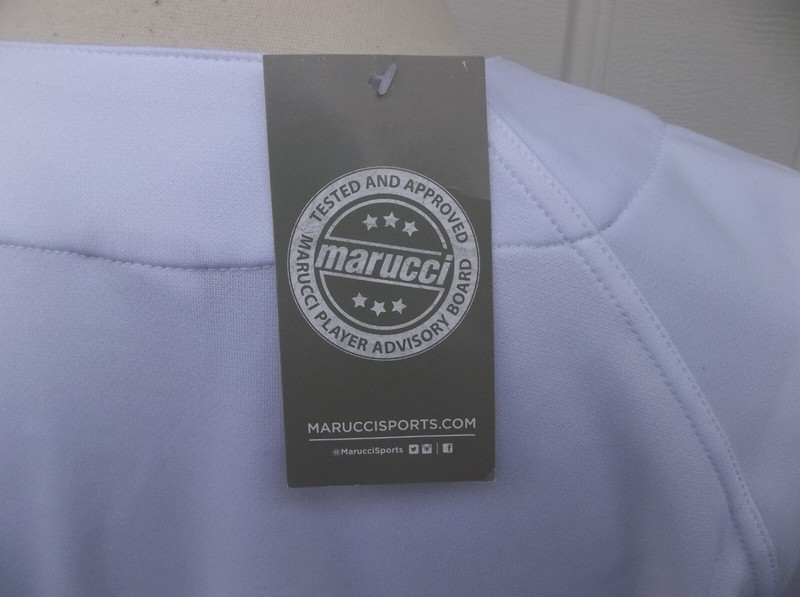 NWT MEN'S MARUCCI FULL BUTTON DOUBLE KNIT BASEBALL JERSEY.LARGE.BRAND NEW 2024. gallery