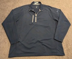Zero Restriction Z500 1/4 Zip Blue Golf Pullover L330 Men’s 2XL