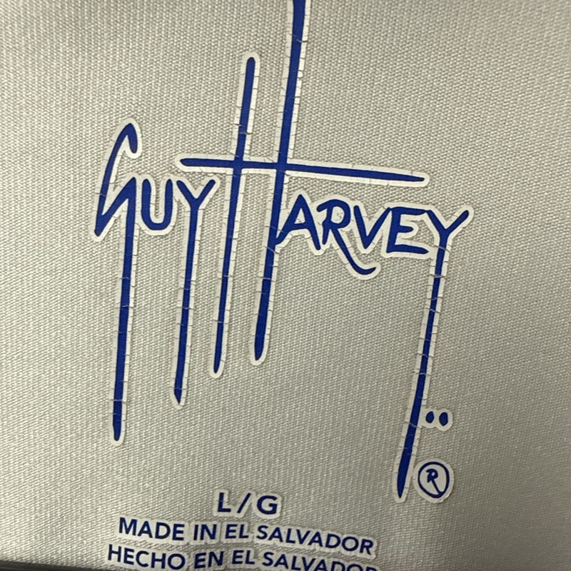 Guy Harvey Mens Shirt Large USA Flag Marlin Fish gallery
