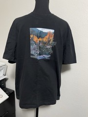 Adidas Adventure Black Relaxed Fit Gender Neutral Size Medium T Shirt