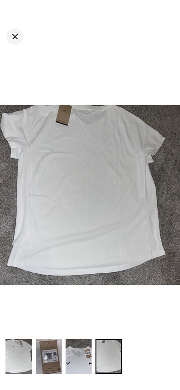 Nike Court $105 NEW Rafa Nadal Dri-FIT ADV White Tennis Shirt DD8540-100-XXL gallery