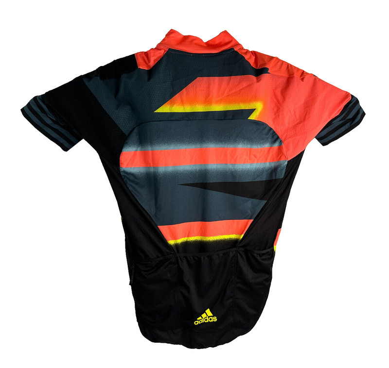 Adidas Cycling Adistar Jersey Aeroready Ciclismo Solar RedShock Men Sz XL FJ6573 gallery