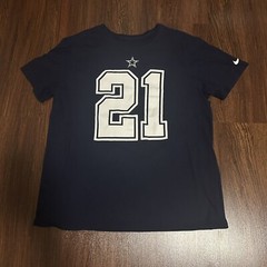 Youth Teen Ezequiel Elliot 21 Crew Neck T Shirt XL Tagless Dallas Cowboy