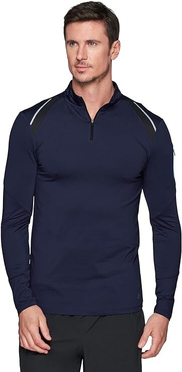RBX Active Men's Performance Lightweight Super Soft Long Sleeve 1/4 Zip Shirt gallery
