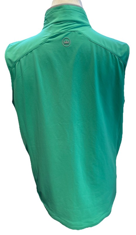 Peter Millar Performance Green TPC Craig Ranch Golf Full Zip Vest Size M. P19530 gallery