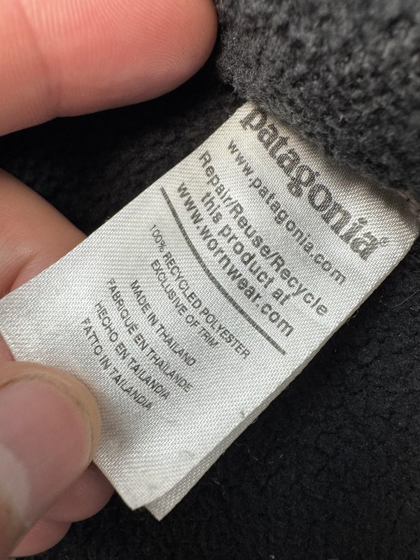 Patagonia Pullover Mens Medium Black 1/4 Zip Fleece Boston Childrens Hospital gallery