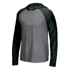 Adidas Men’s Gray Green Ultimate Climalite Hooded T-Shirt