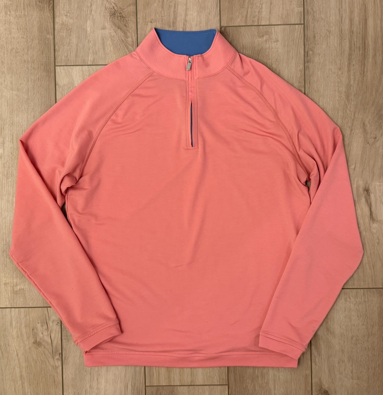 Peter Millar Seaside Drirelease Natural Touch 1/4 Zip Pullover-Men's M-Creef gallery