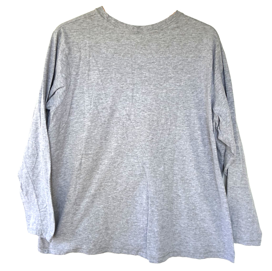 Champion Mens Long Sleeve Logo T Shirt Gray SIZE 3X Crew Cotton Logo Long Sleeve gallery