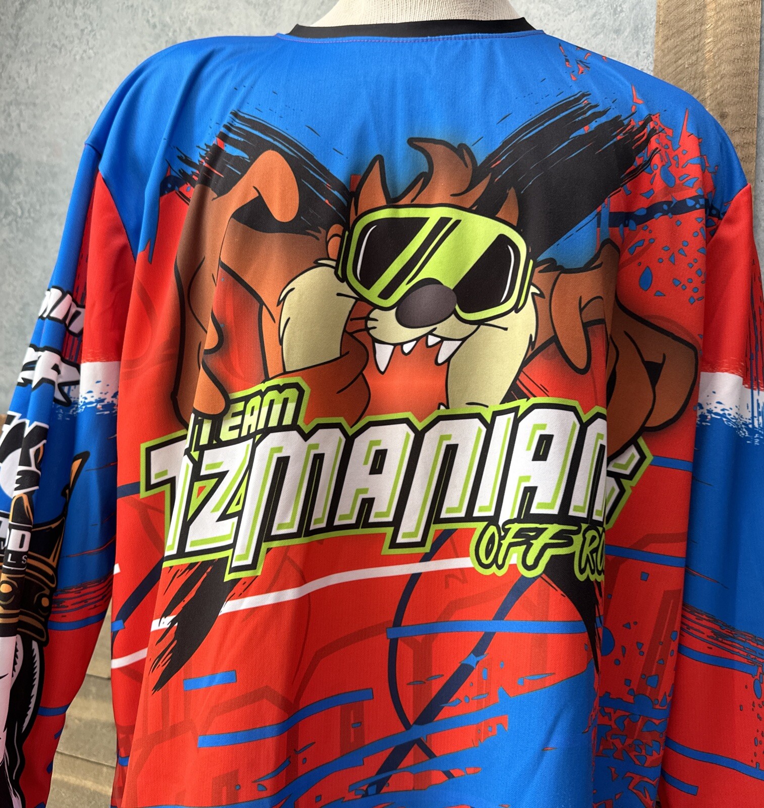 Team Tazmania Off Road Motocross Jersey Mens 2XL Actual Excellent Condition gallery