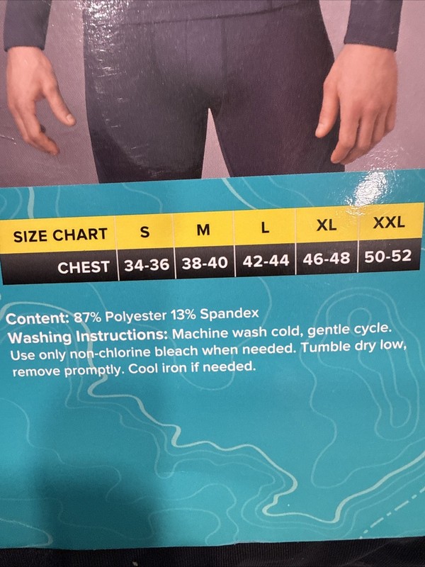 Black Lightweight Climatesmart FlexFit Performance Shirt Base Layer Size Small gallery