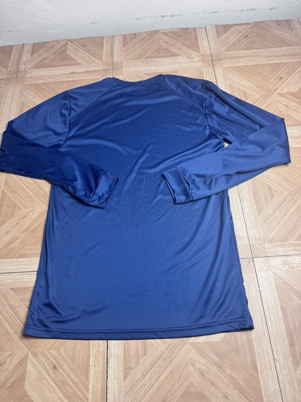 Paragon Dutch Bros Shirt Mens Small Blue Long Sleeve UPF 50 Sun Protection gallery